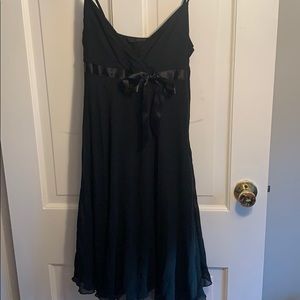 Express black babydoll dress